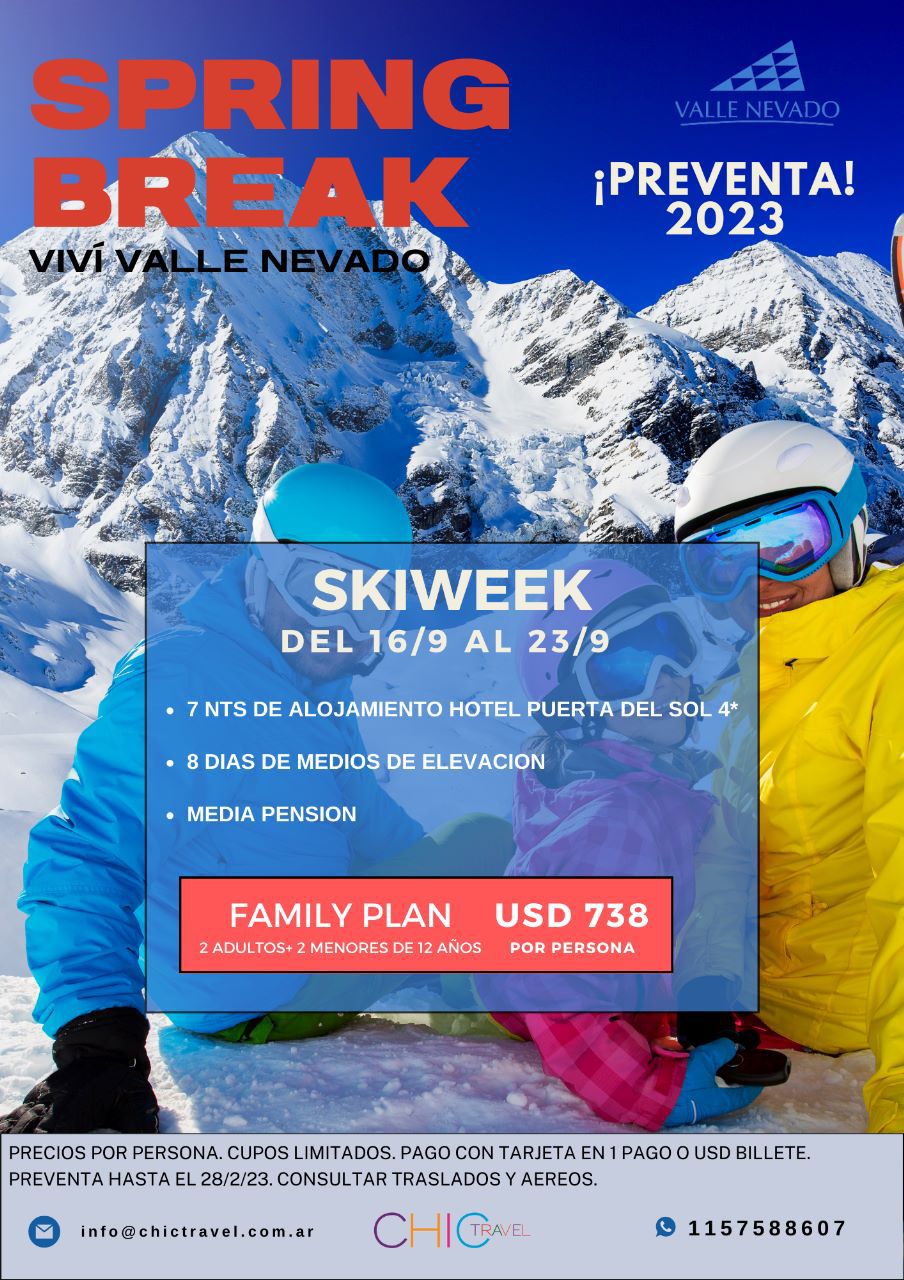 valle nevado - 50 % off